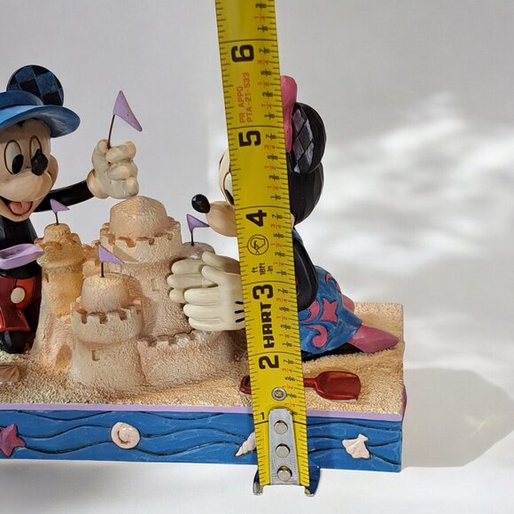 Jim Shore Disney Showcase Enesco “Seaside Sweethearts” Mickey & Minnie Figurine - Picture 11 of 13